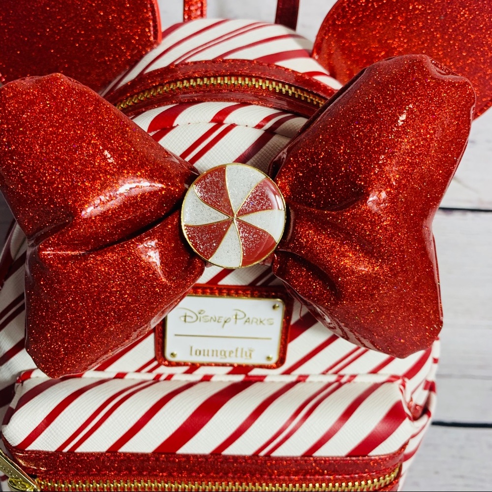Disney Parks Christmas Loungefly Mini Backpack - Picture 12 of 14